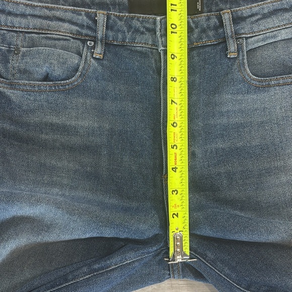 Alexander Wang Denim X Wang Mid Rise Straight Leg Blue Denim Jeans 30 - Picture 5 of 10